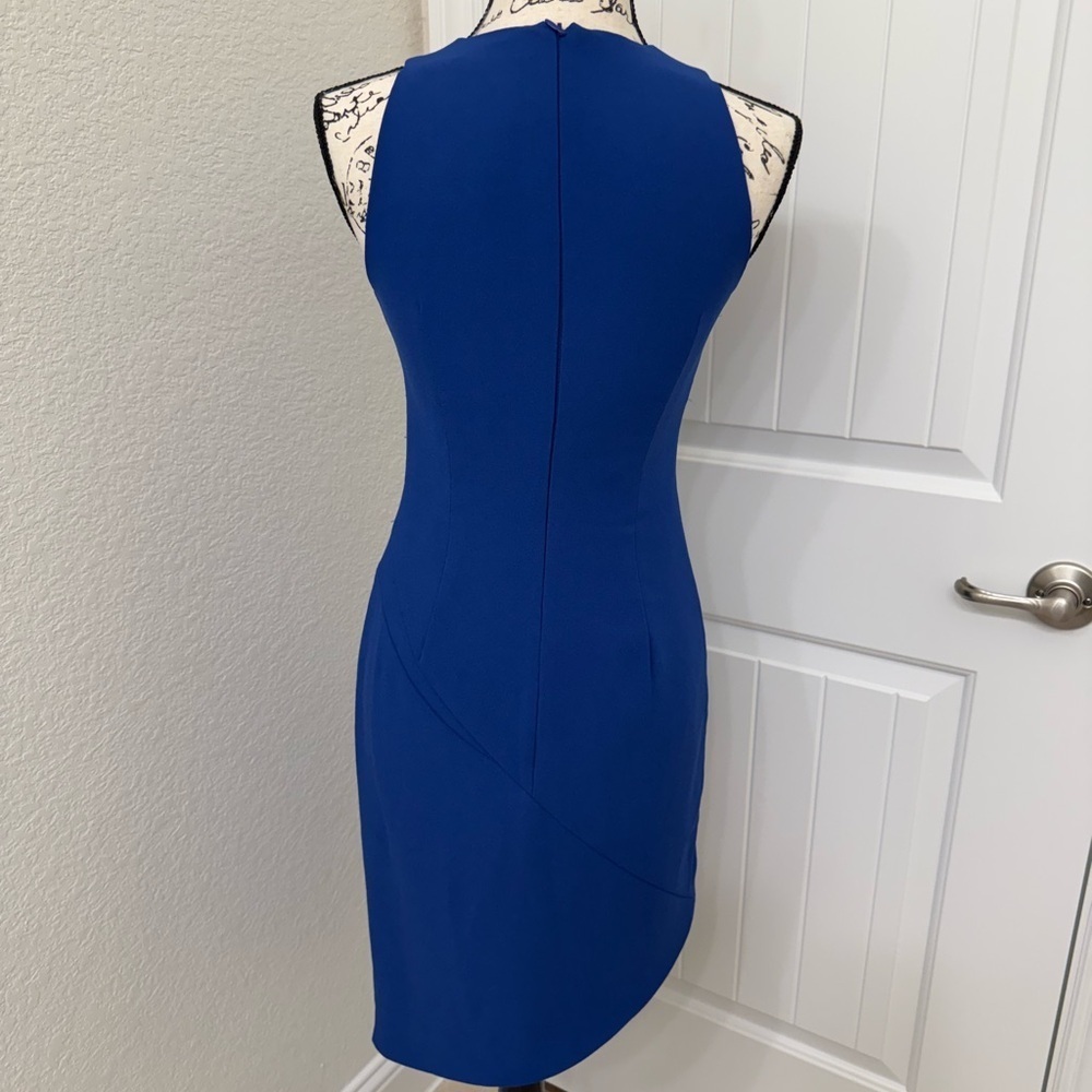 Finders Keepers Revolve Hold Us Asymmetrical Colbalt Blue Dress sz S - Picture 6 of 10